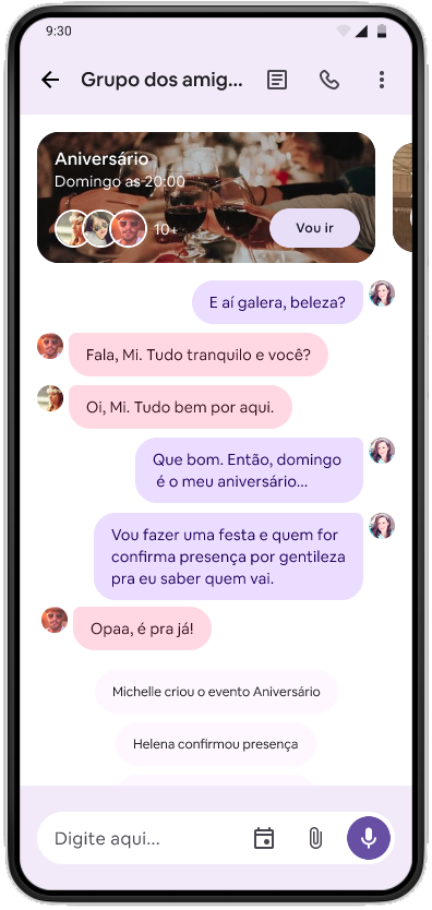 Mockup Fácil de conversar